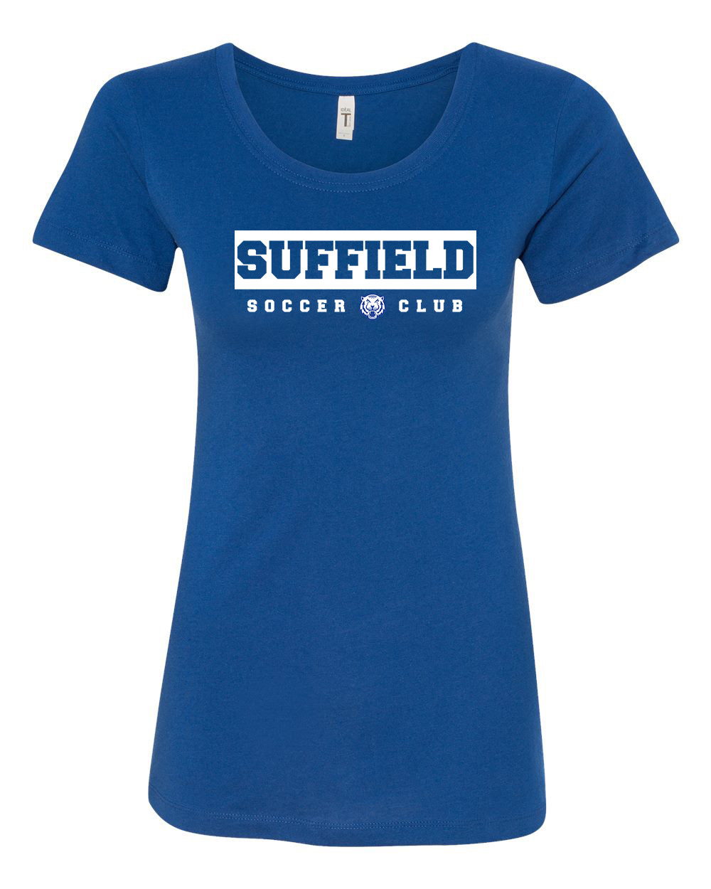 Suffield Soccer Club Ladies T-shirt "Rectangle" - 1510 (color options available)