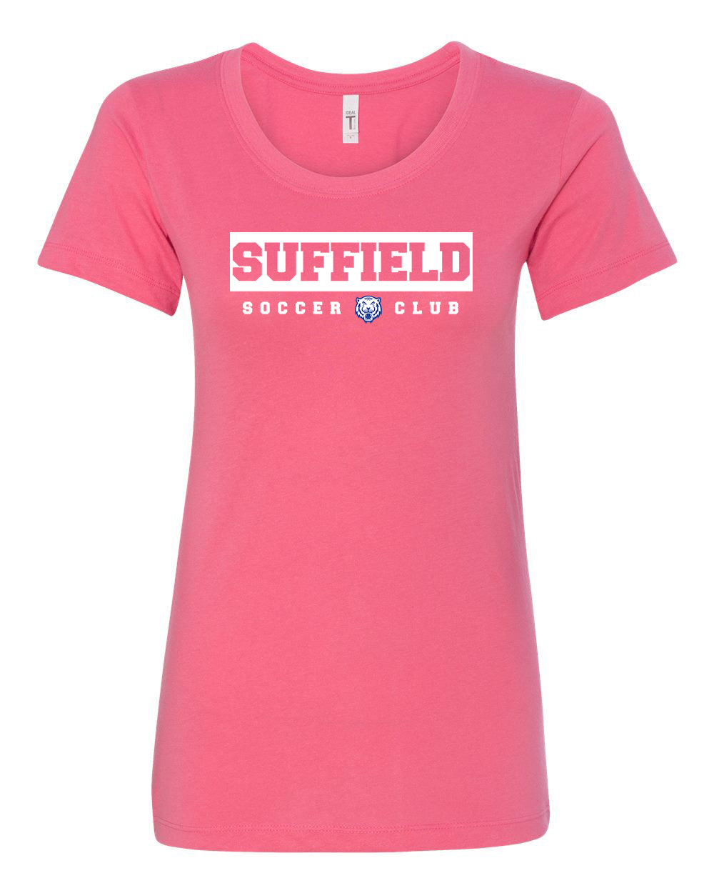 Suffield Soccer Club Ladies T-shirt "Rectangle" - 1510 (color options available)