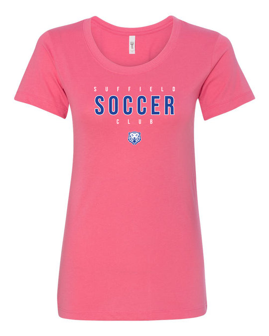 Suffield Soccer Club Ladies T-shirt "SSC" - 1510 (color options available)