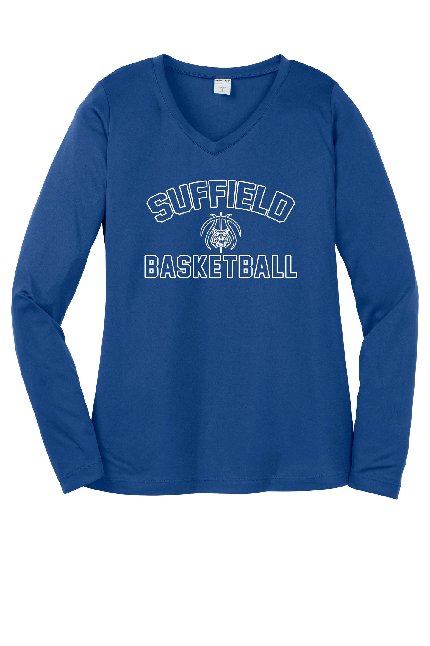 Suffield TB - Ladies Longsleeve V-Neck Tech "Classic" - LST353LS (color options available)