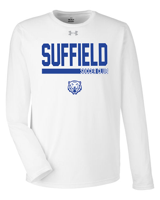 Suffield Soccer Club Adult Under Armour Team Tech Longsleeve "TWR" - 1376843 (color options available)