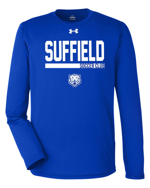 Suffield Soccer Club Adult Under Armour Team Tech Longsleeve "TWR" - 1376843 (color options available)