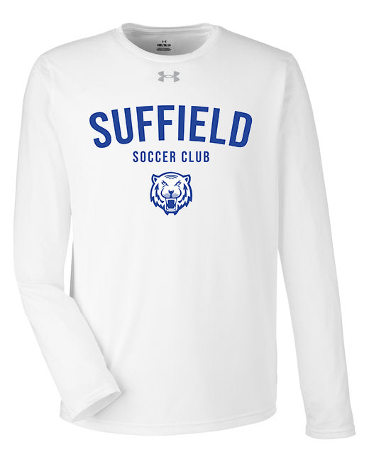 Suffield Soccer Club Adult Under Armour Team Tech Longsleeve "Round" - 1376843 (color options available)