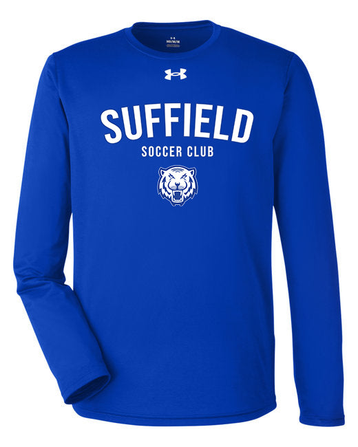 Suffield Soccer Club Adult Under Armour Team Tech Longsleeve "Round" - 1376843 (color options available)