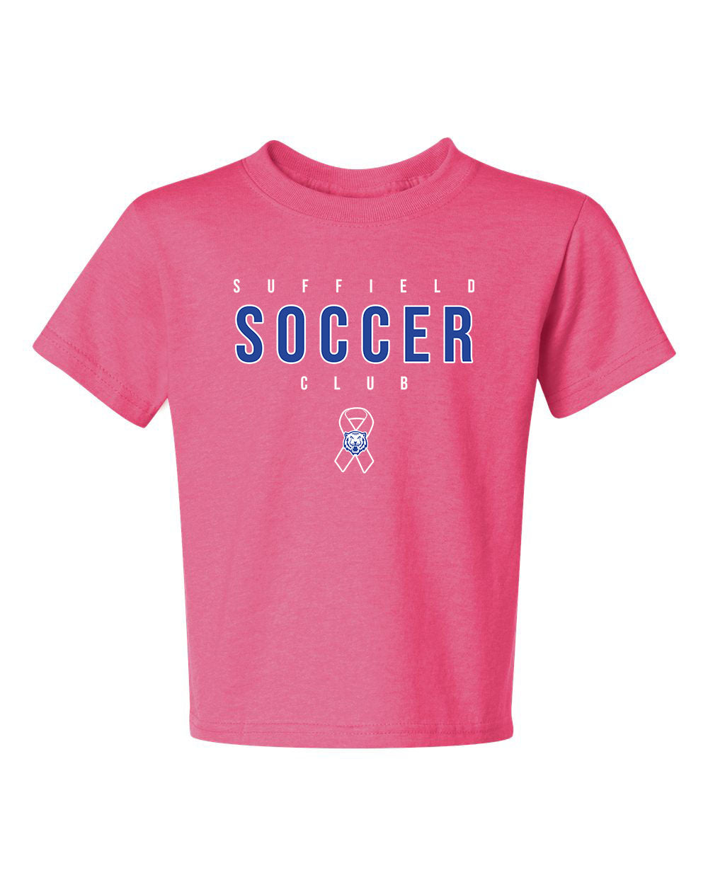 Suffield Soccer Club 50/50 T-Shirt "BCA" Pink - 29BR
