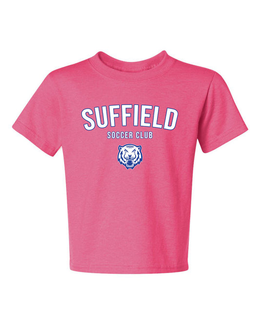 Suffield Soccer Club 50/50 T-Shirt "Round" - 29BR