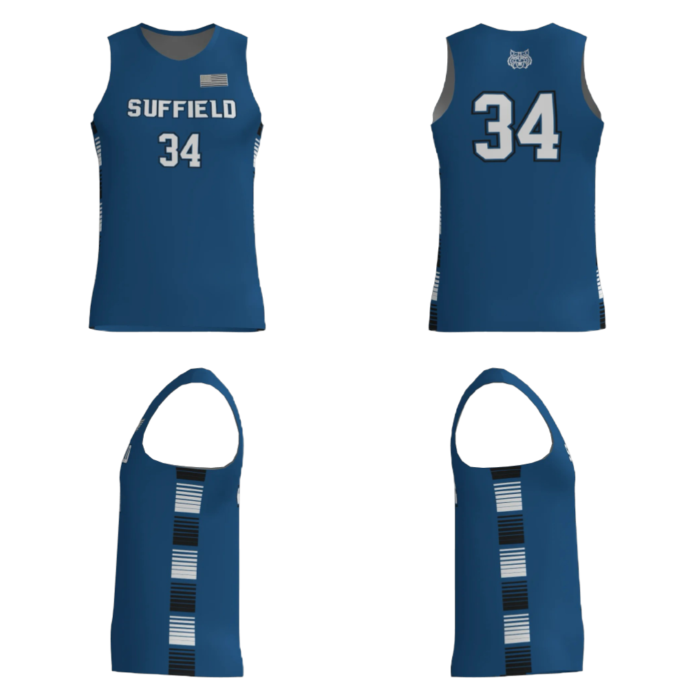 Suffield Youth Basketball Reversible Jersey