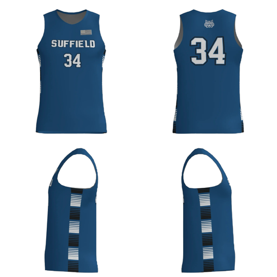 Suffield Youth Basketball Reversible Jersey