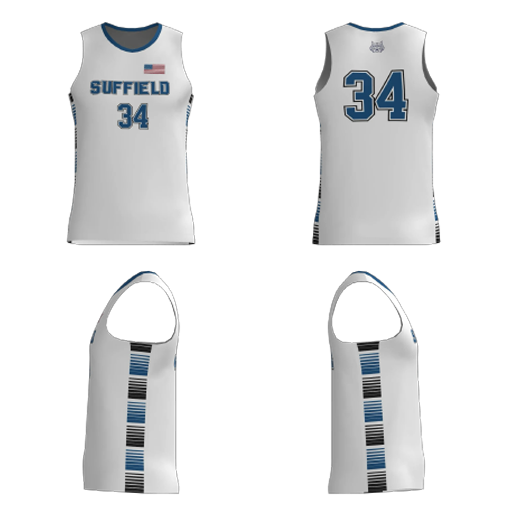 Suffield  Basketball Adult Reversible Jersey