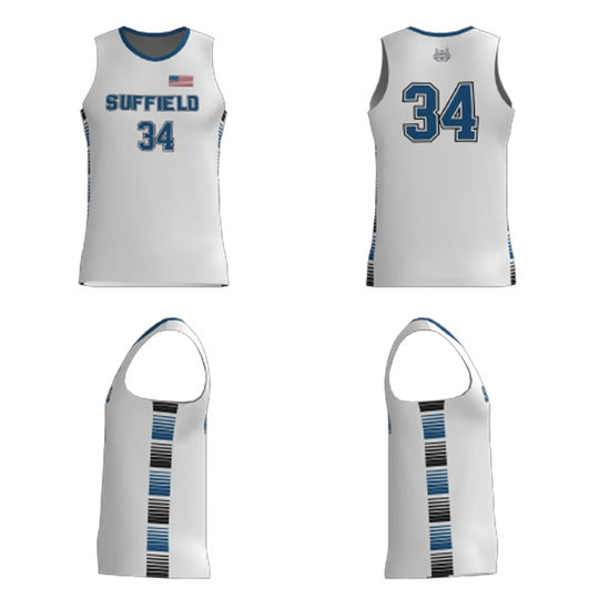 Suffield  Basketball Adult Reversible Jersey