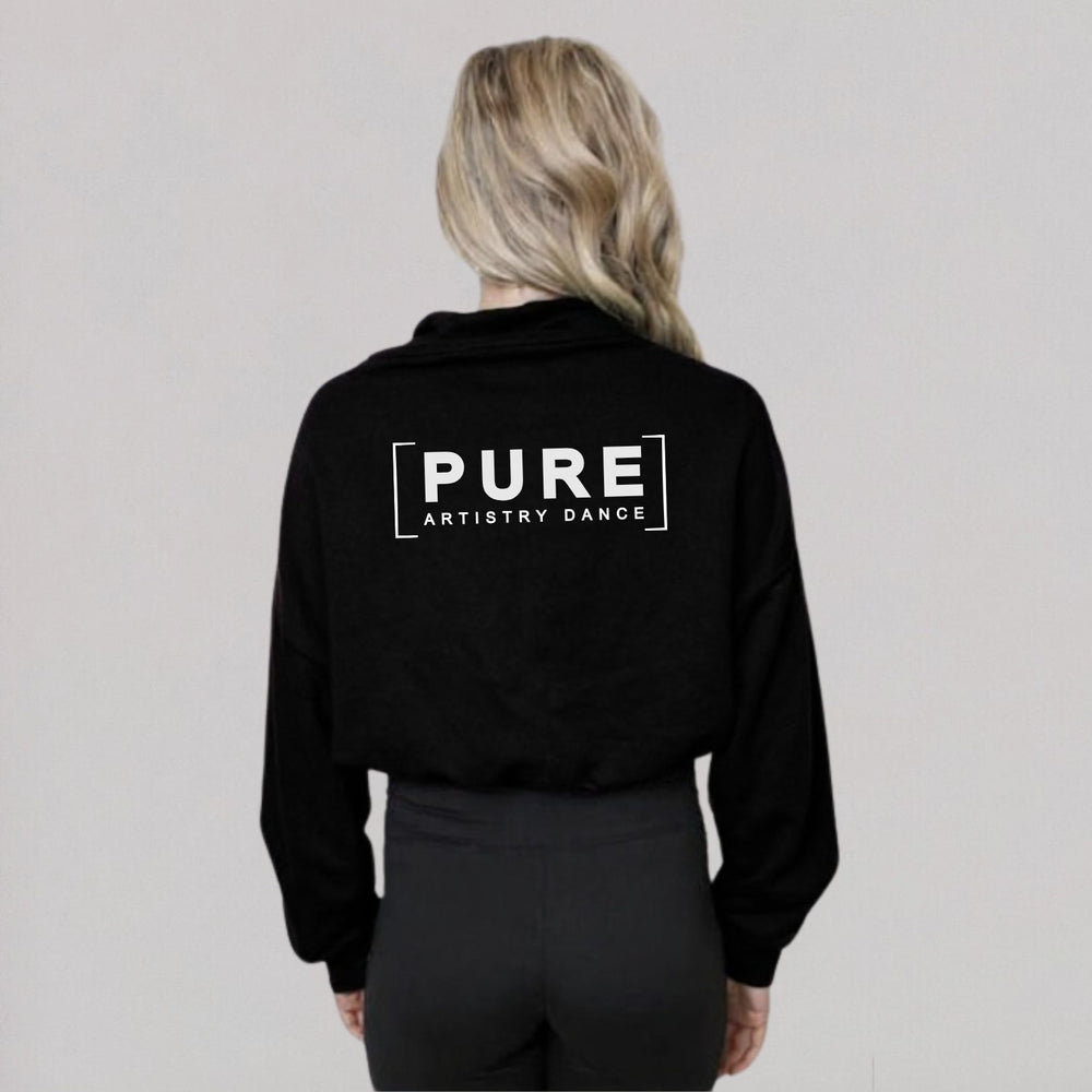 PURE Cropped Zip Sweatshirt - PREORDER BY 10/1