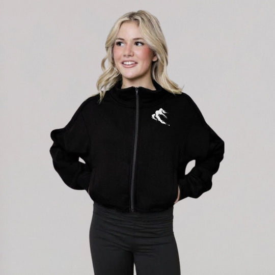 PURE Cropped Zip Sweatshirt - PREORDER BY 10/1
