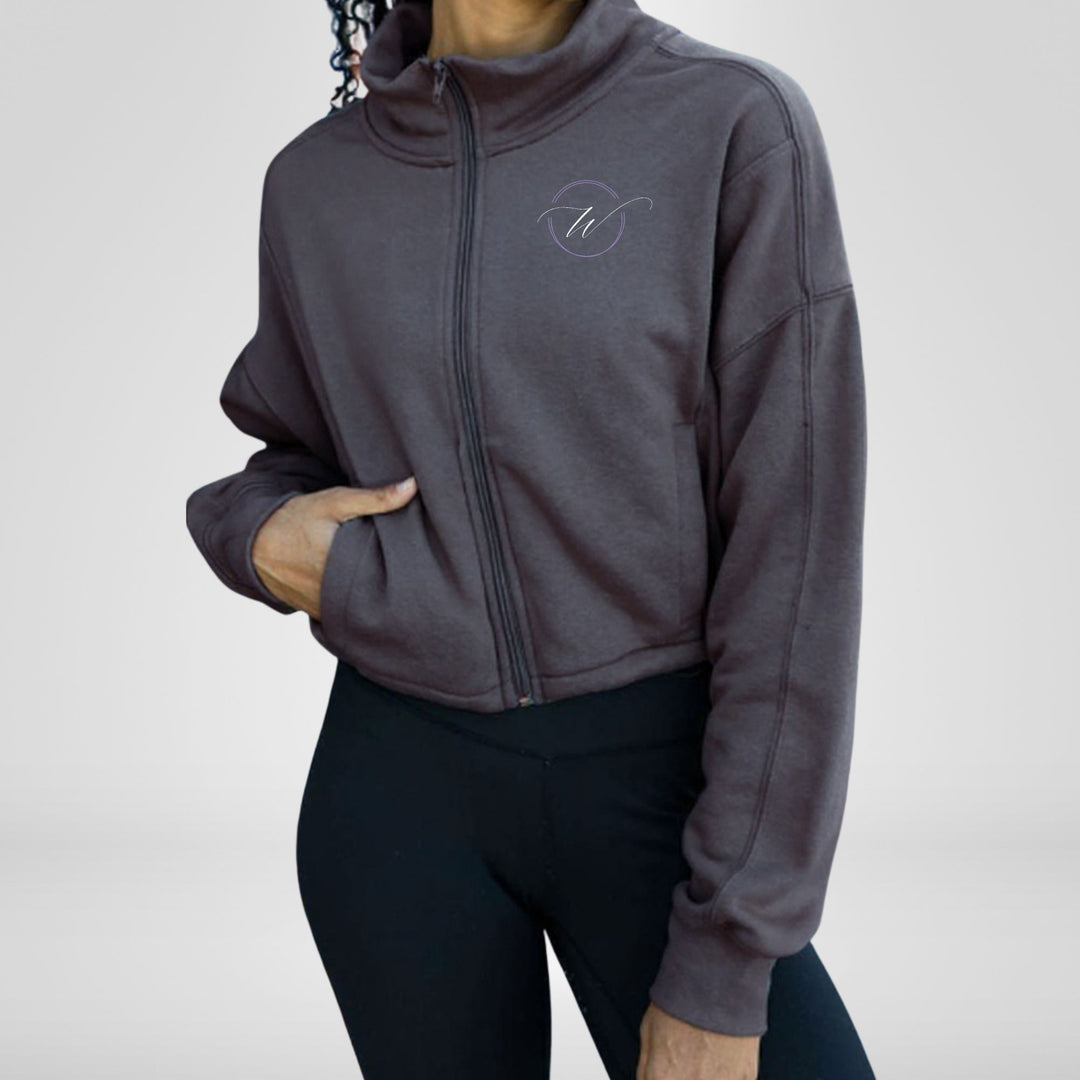 Woodbridge Cropped Zip Sweatshirt - PREORDER BY 10/1