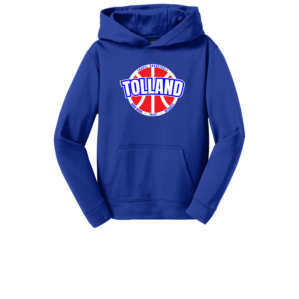 Tolland TB Youth Tech Hoodie - YST244 (color options available)