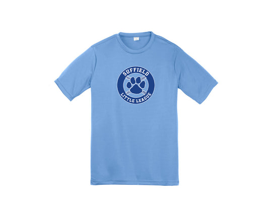 Suffield LL Youth Tech Tee "Circle" - YST350 (color options available)