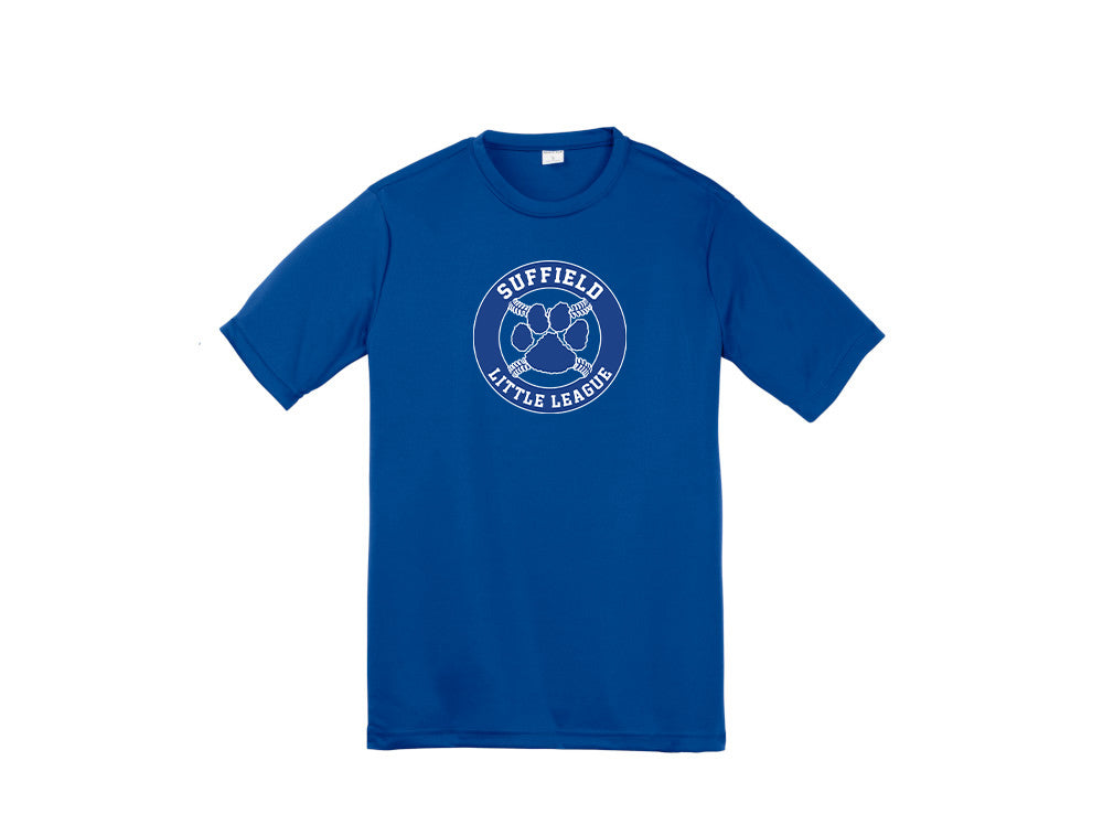 Suffield LL Youth Tech Tee "Circle" - YST350 (color options available)