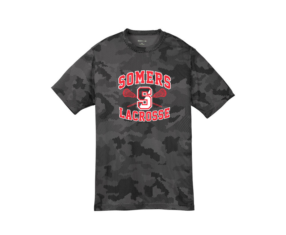 Somers YL Youth Camp Hex Tee - YST370 (color options available)