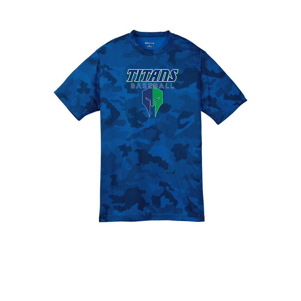 Titans Youth Camp Hex Tee "Classic" - YST370 - ROYAL