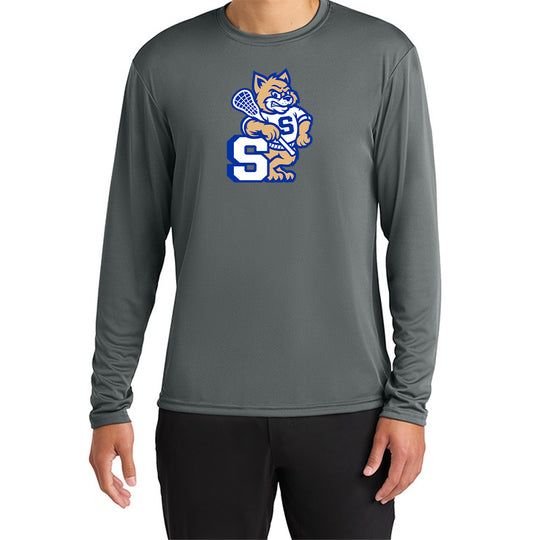 Suffield Lacrosse "New Cat" Long Sleeve Tech Tee