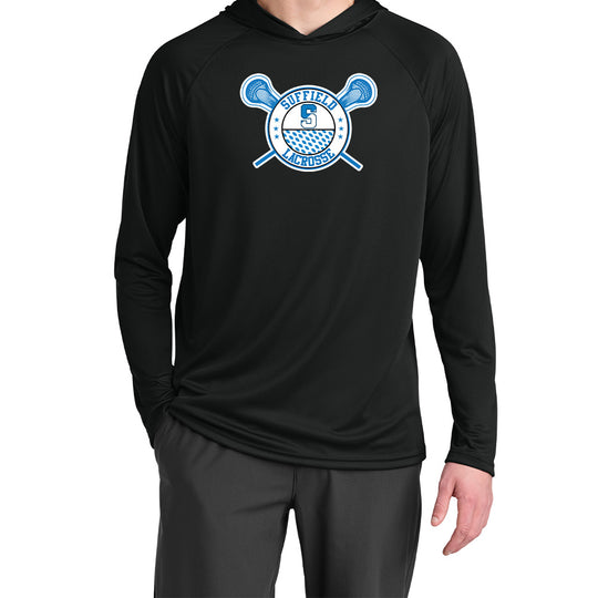 Suffield Lacrosse "Classic" LS Tech Hoodie Tee