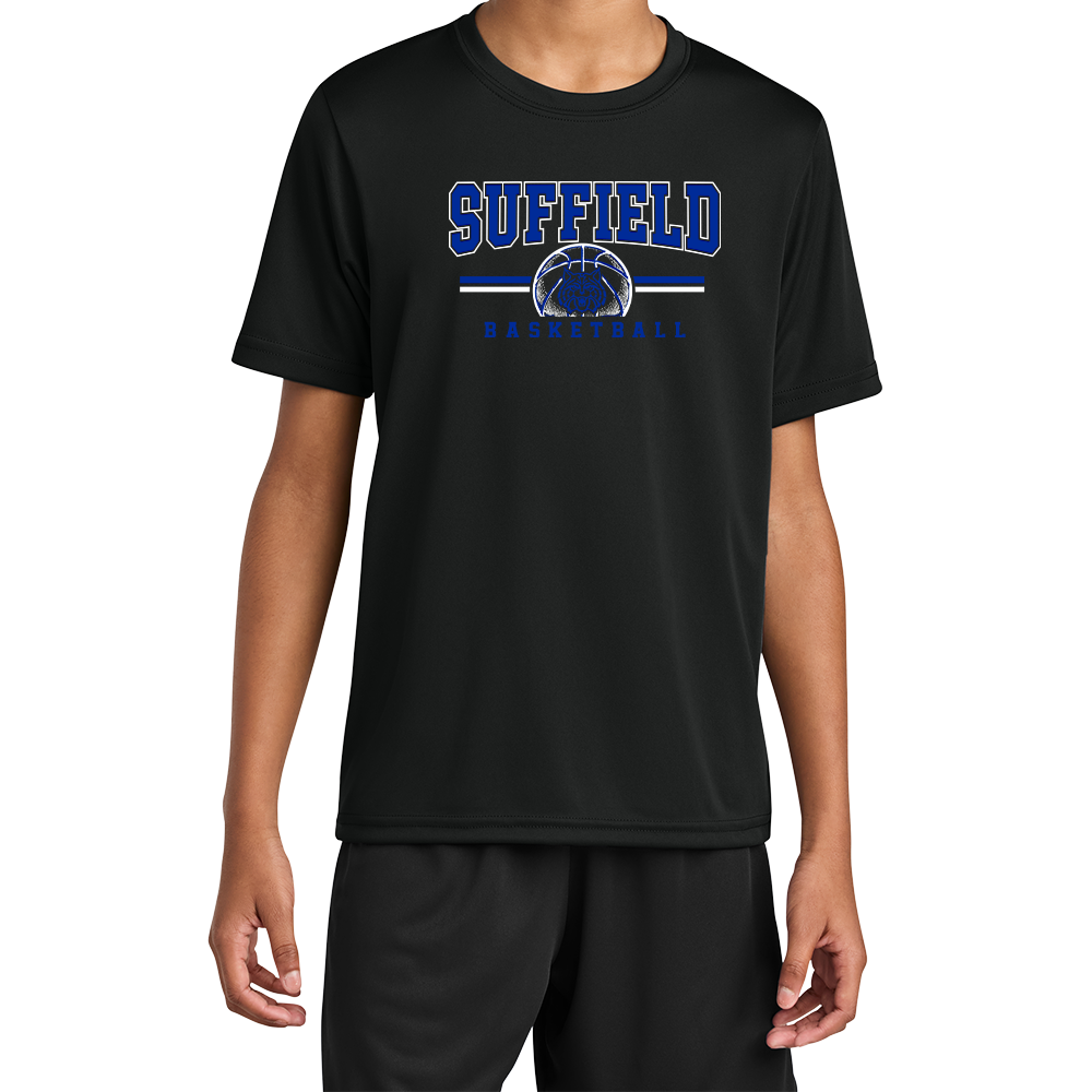 Suffield Travel "Court" Youth Tech Tee