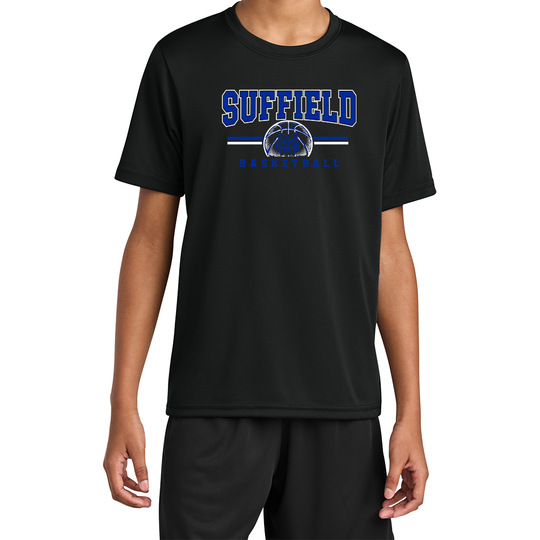 Suffield Travel "Court" Youth Tech Tee