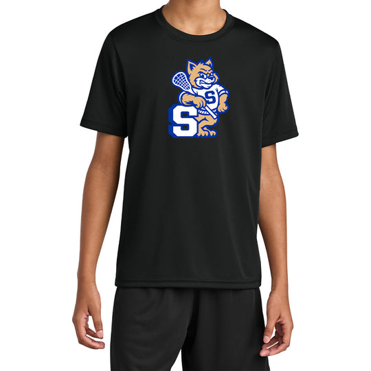 Suffield Lacrosse "NewCat" Youth Tech Tee