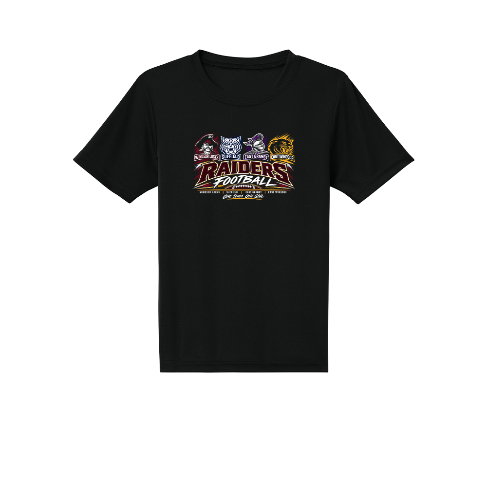 Raiders Football Youth Tech Tee