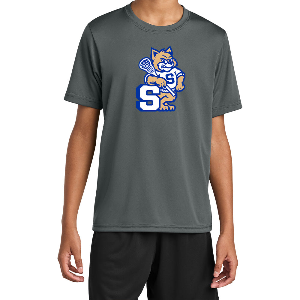 Suffield Lacrosse "NewCat" Youth Tech Tee