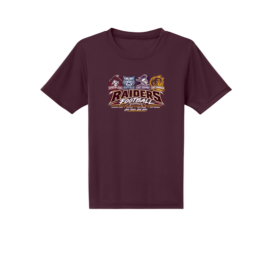 Raiders Football Youth Tech Tee