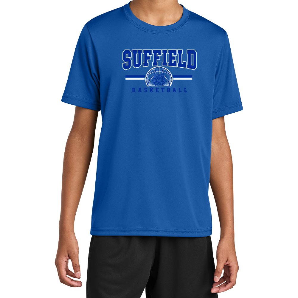 Suffield Travel "Court" Youth Tech Tee