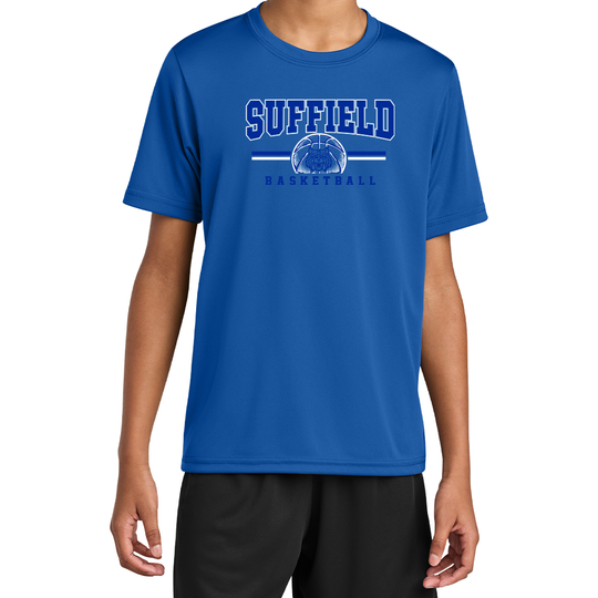 Suffield Travel "Court" Youth Tech Tee