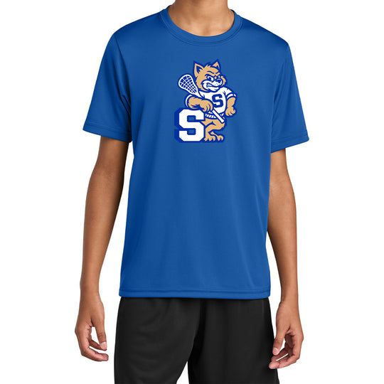 Suffield Lacrosse "NewCat" Youth Tech Tee