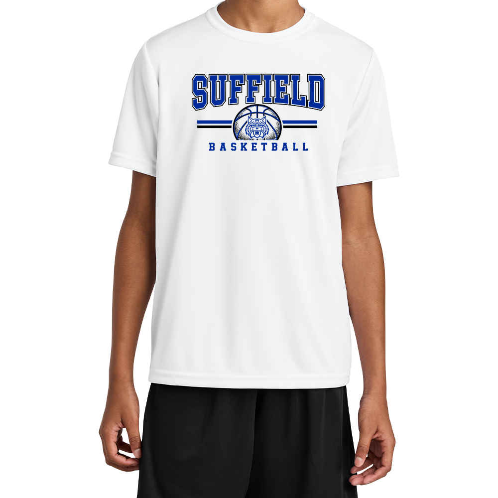 Suffield Travel "Court" Youth Tech Tee