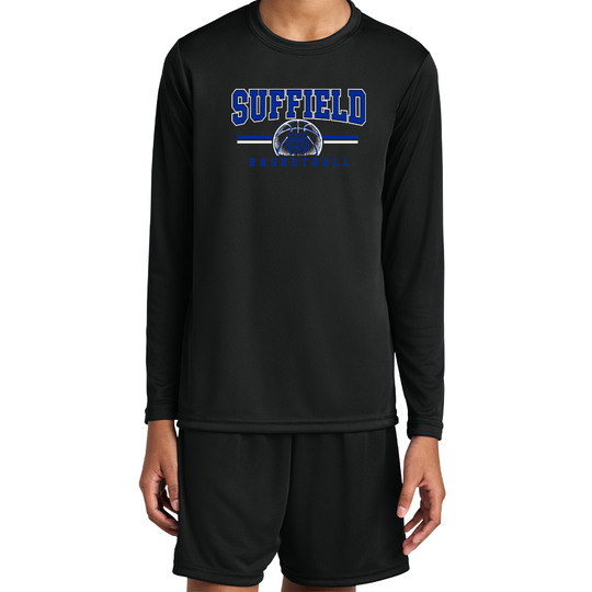 Suffield Travel "Court" Youth LS Tech Tee