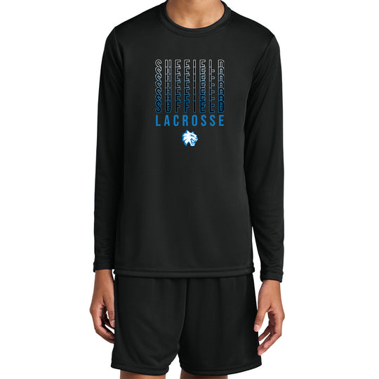 Suffield Lacrosse Youth "SUFF" LS Tech Tee