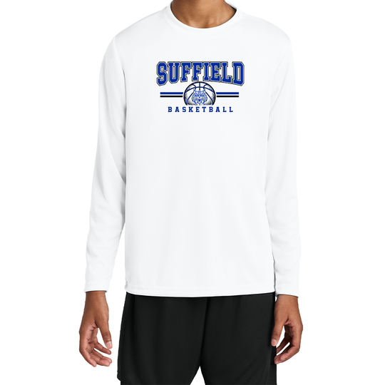 Suffield Travel "Court" Youth LS Tech Tee