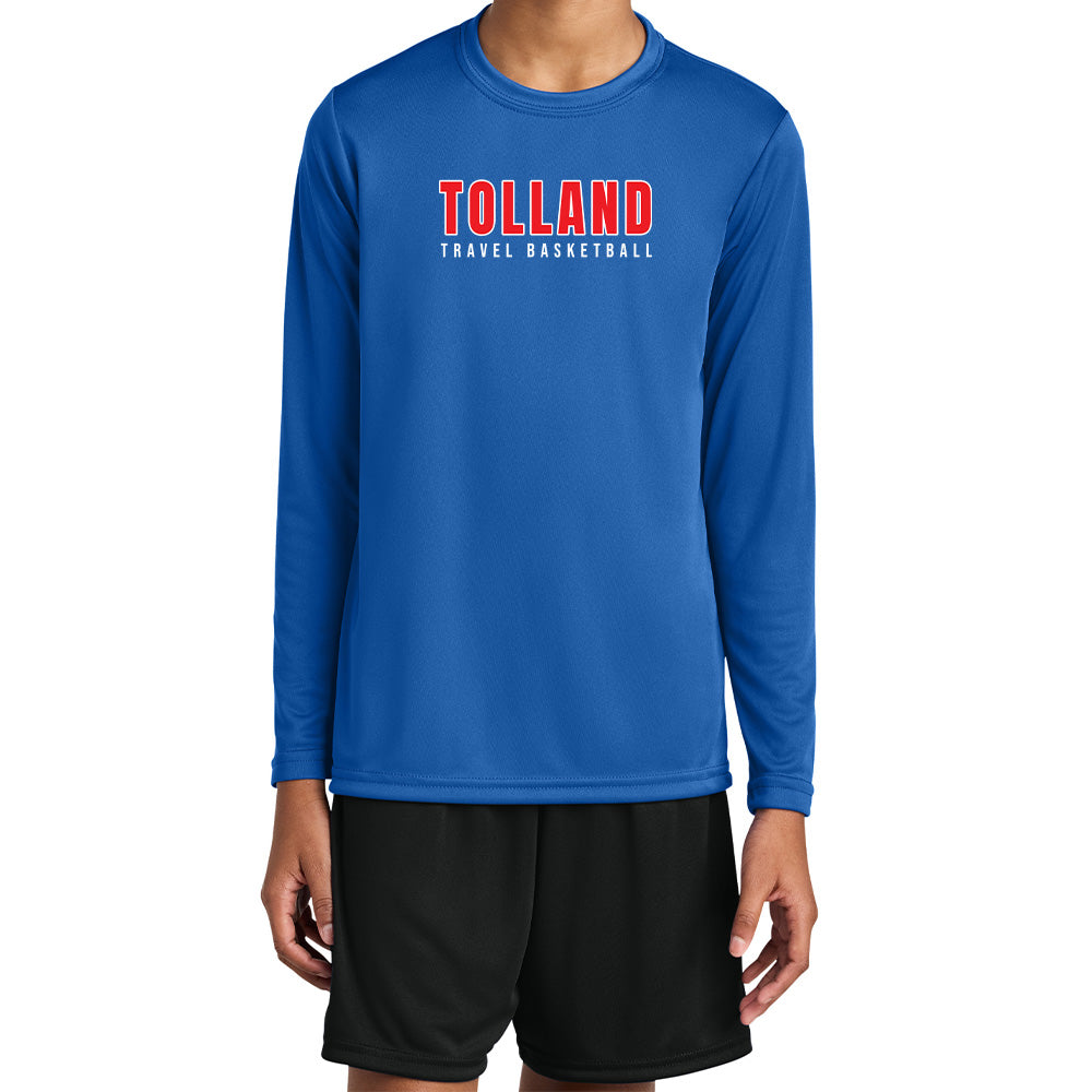 Tolland Youth "TB" LS Tech Tee