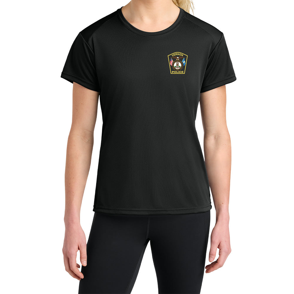 Vernon Police Ladies Tech Tee