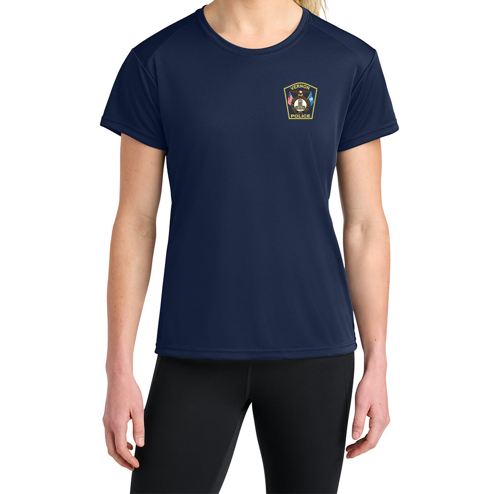 Vernon Police Ladies Tech Tee