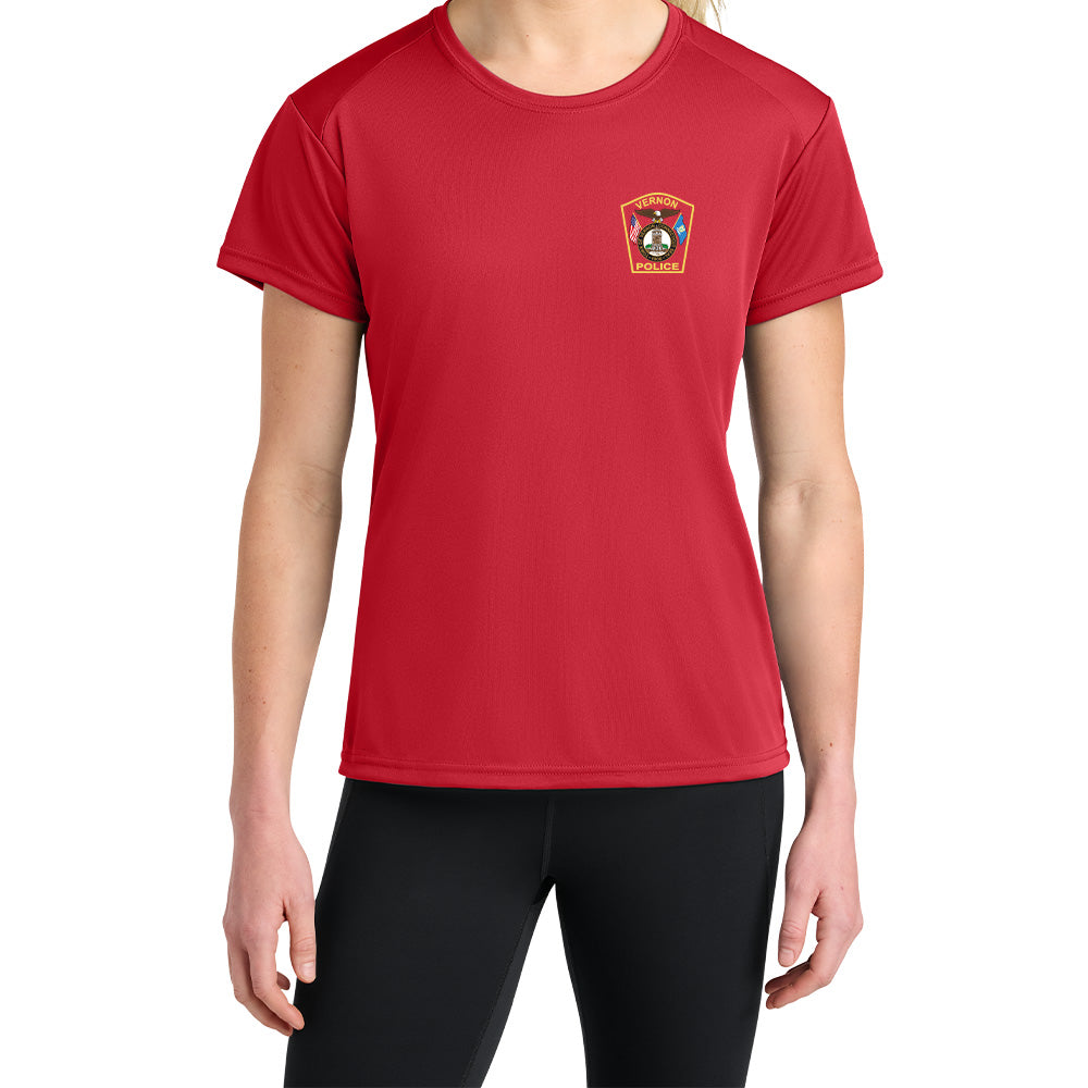 Vernon Police Ladies Tech Tee