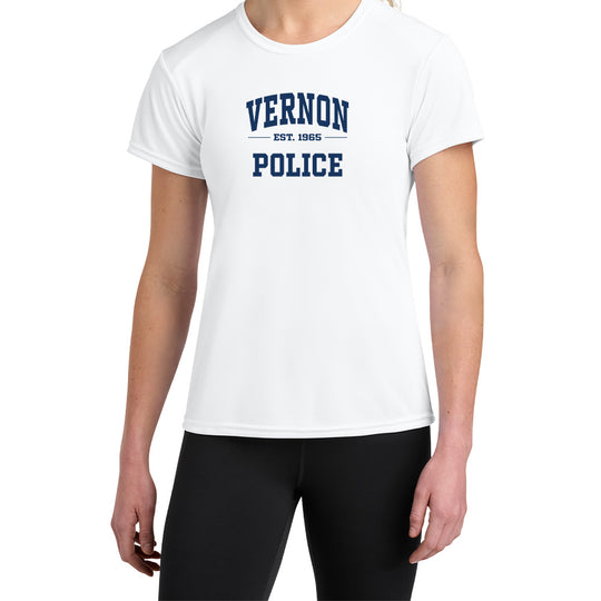 Vernon Police Ladies Tech "EST" Tee