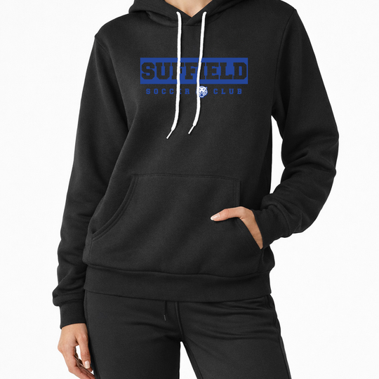 Suffield Soccer Club "Line" Adult Sponge Fleece Hoodie