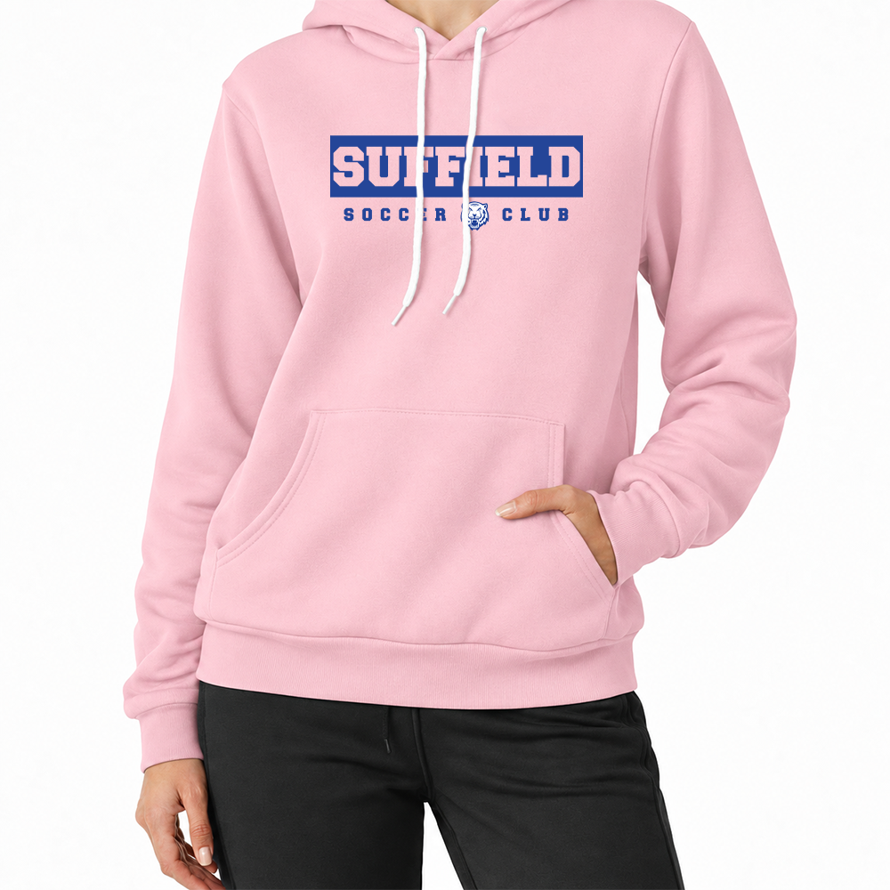 Suffield Soccer Club "Line" Adult Sponge Fleece Hoodie