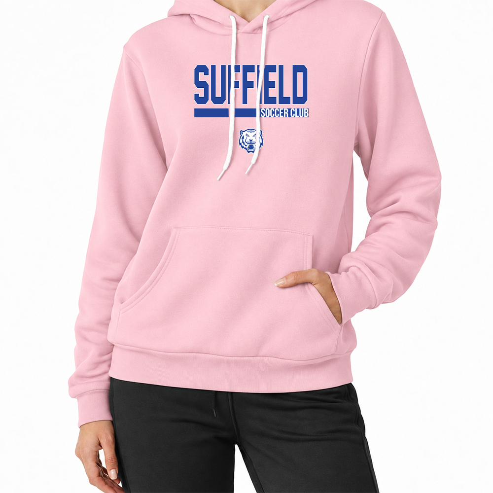 Suffield Soccer Club "Stack" Adult Sponge Fleece Hoodie