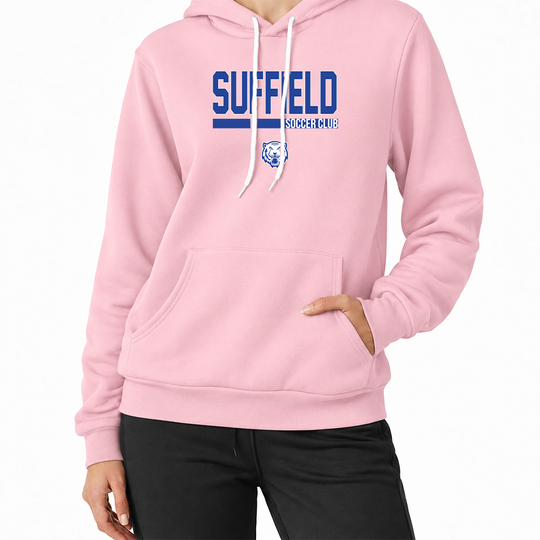Suffield Soccer Club "Stack" Adult Sponge Fleece Hoodie