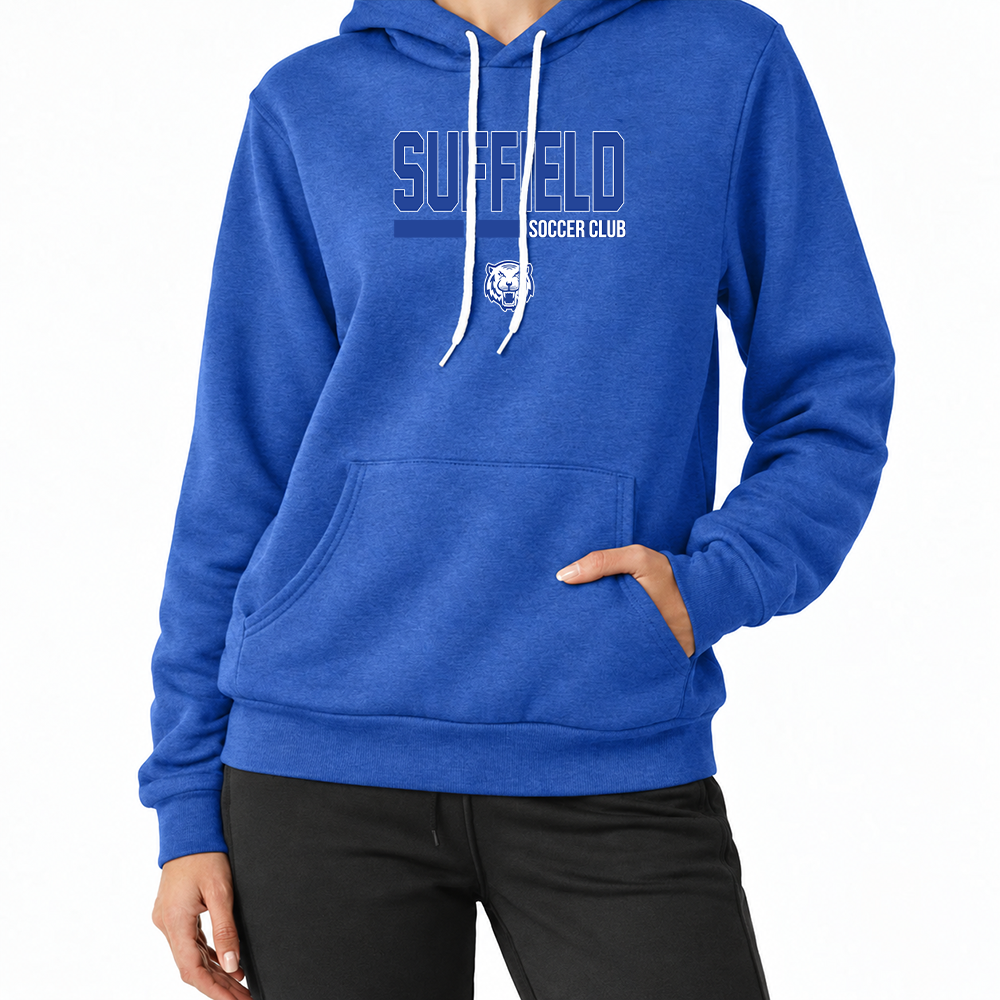 Suffield Soccer Club "Stack" Adult Sponge Fleece Hoodie