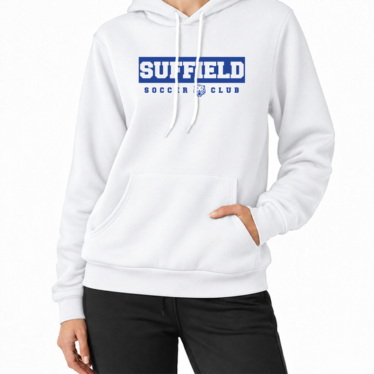 Suffield Soccer Club "Line" Adult Sponge Fleece Hoodie