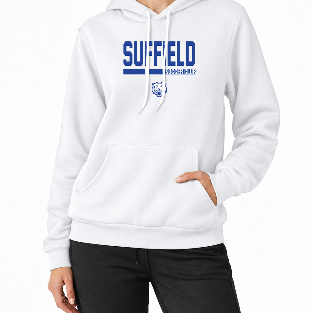 Suffield Soccer Club "Stack" Adult Sponge Fleece Hoodie