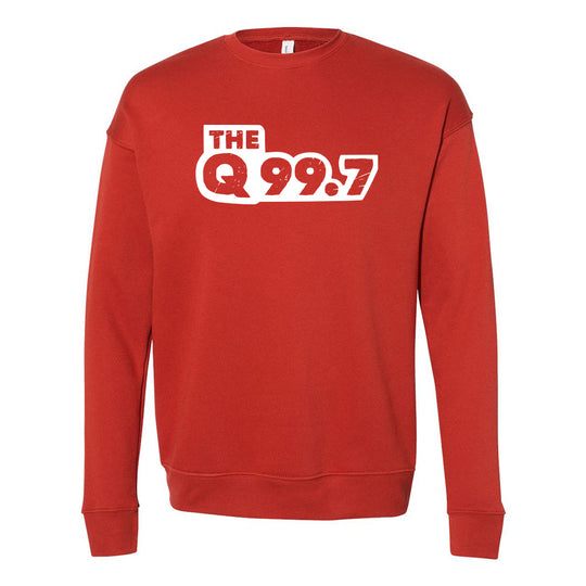 The Q 99.7 Unisex Sponge Fleece Crewneck Sweatshirt